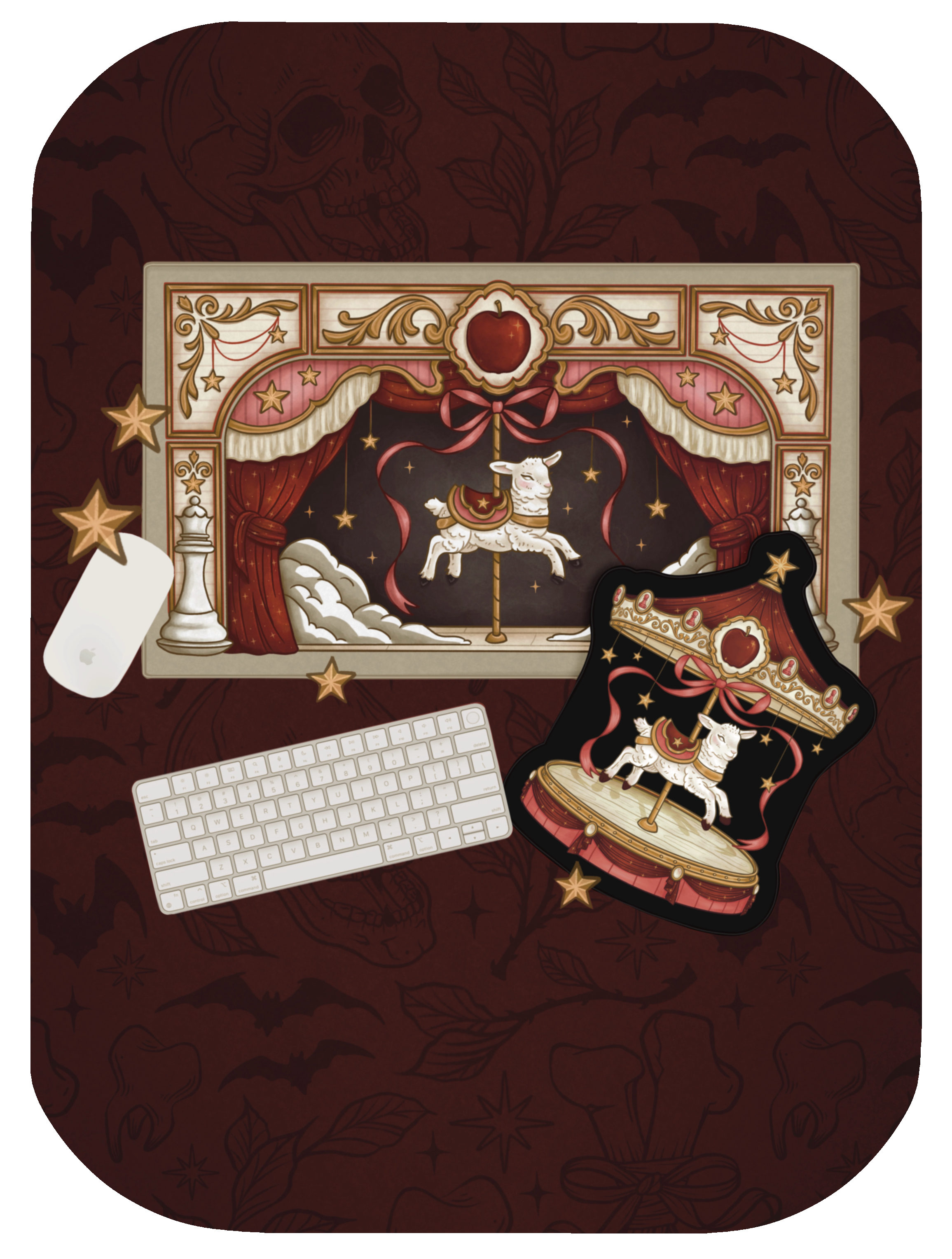 Stupid lamb - Mouse pads