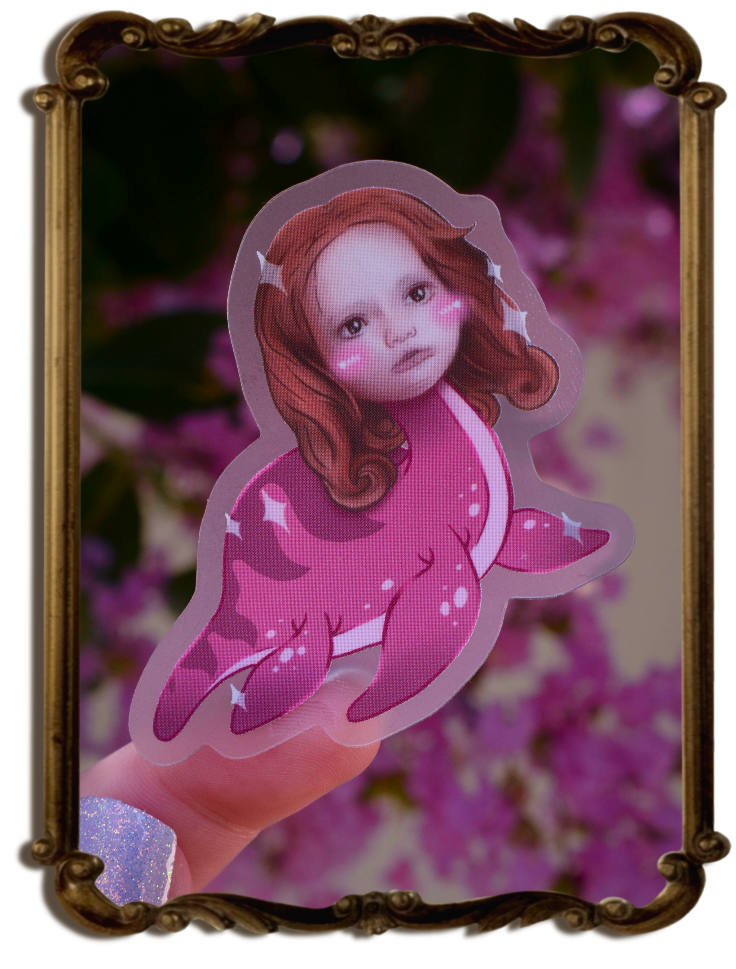 Nessie - Clear sticker